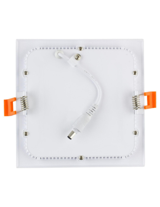 Dalle LED 9W Carrée Extra-Plate Coupe 135x135 mm
