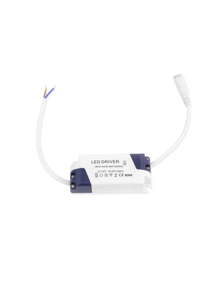 Dalle LED 9W Carrée Extra-Plate Coupe 135x135 mm