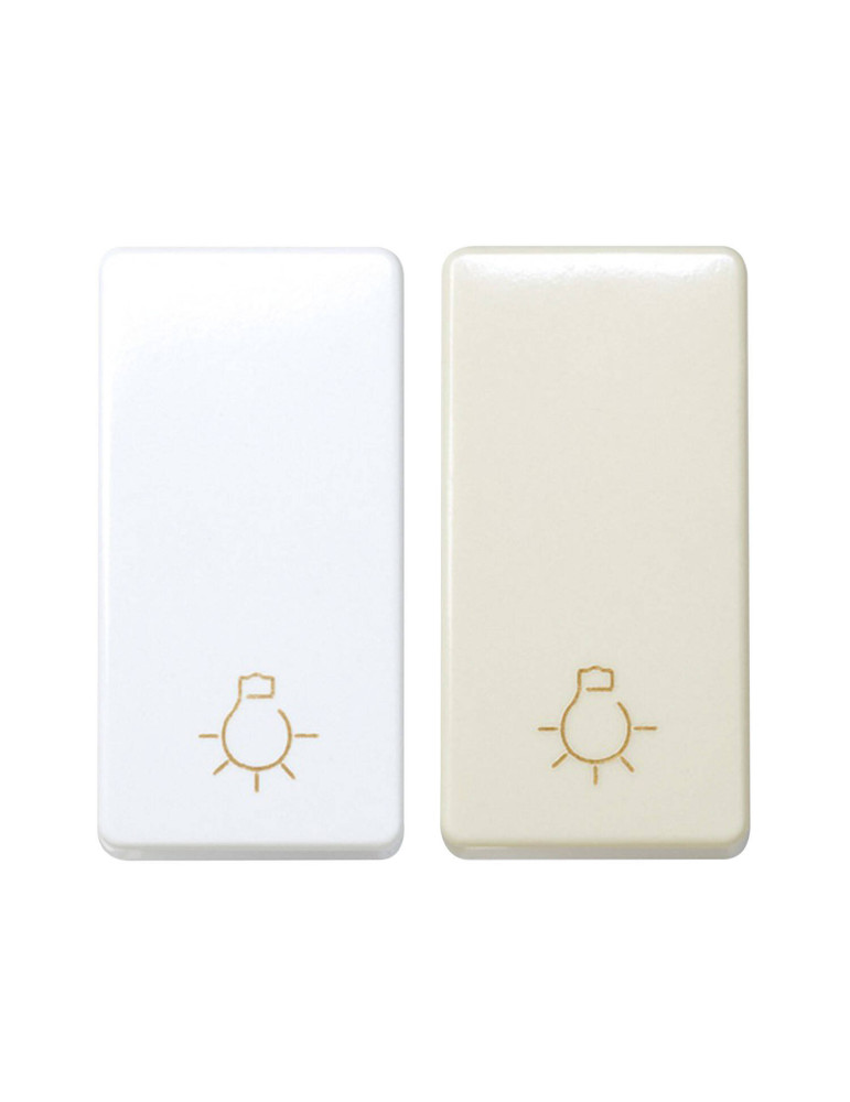 Bouton-Poussoir Simple Étroit avec Voyant SIMON 27 Play 27151