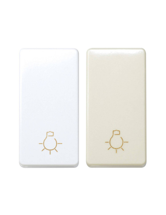 Bouton-Poussoir Simple Étroit avec Voyant SIMON 27 Play 27151