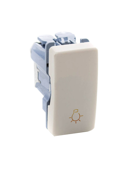 Bouton-Poussoir Simple Étroit avec Voyant SIMON 27 Play 27151