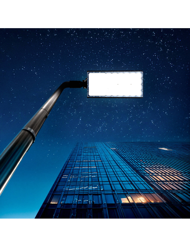 Lampadaire LED 50W Auroa avec Capteur Crépusculaire