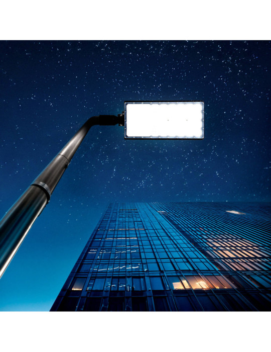 Lampadaire LED 50W Auroa avec Capteur Crépusculaire