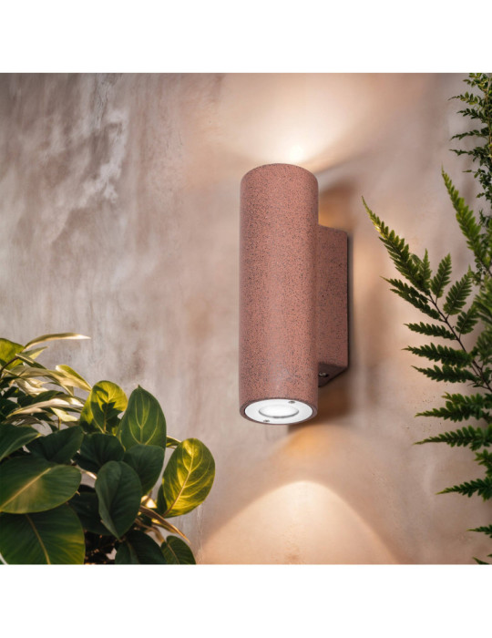 Applique Murale Extérieure Ciment Éclairage en Double Face Banjar