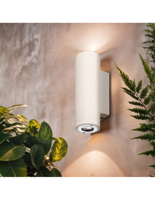 Applique Murale Extérieure Ciment Éclairage en Double Face Banjar