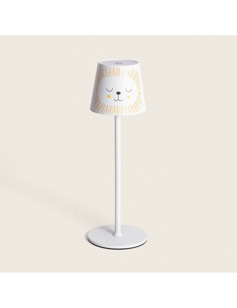 Lampe à Poser LED Portable 3W Anisa Kids Métal avec Batterie Rechargeable USB Lampe à Poser LED Portable 3W Anisa Kids Métal avec Batterie Rechargeable USB