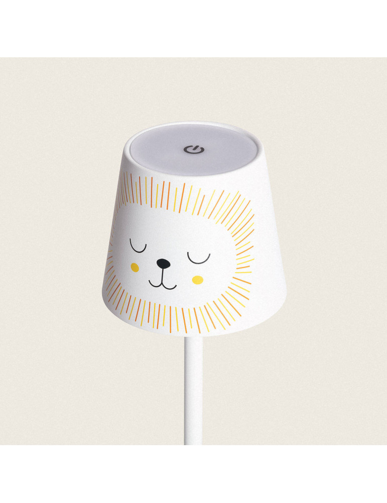 Lampe à Poser LED Portable 3W Anisa Kids Métal avec Batterie Rechargeable USB
