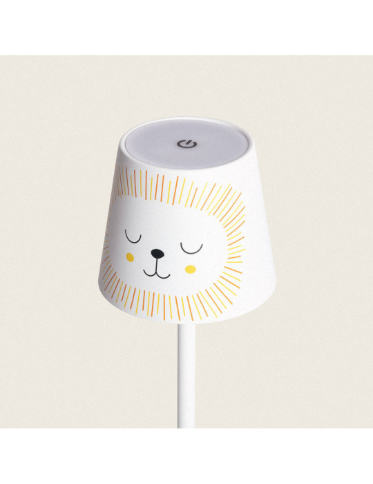 Lampe à Poser LED Portable 3W Anisa Kids Métal avec Batterie Rechargeable USB