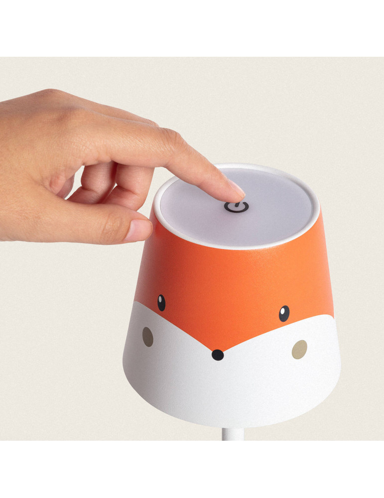 Lampe à Poser LED Portable 3W Anisa Kids Métal avec Batterie Rechargeable USB