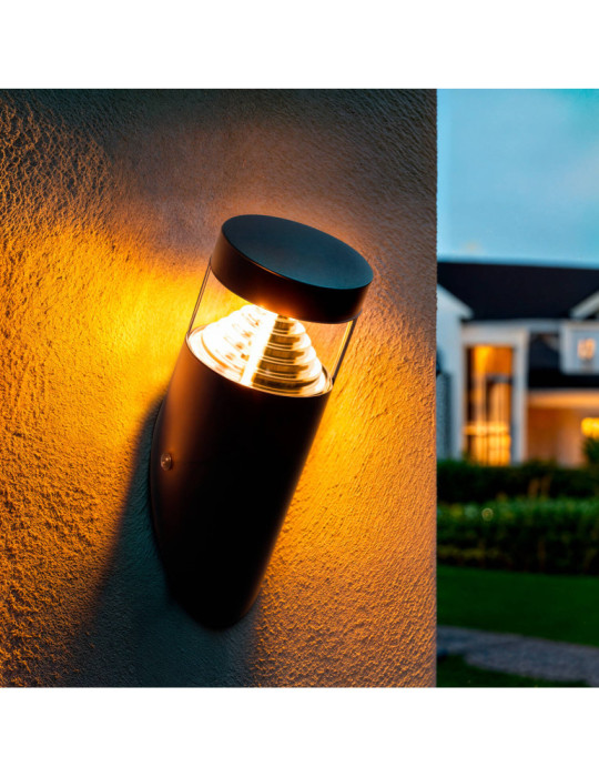 Applique Murale Extérieur LED 5W Inox Inti Black