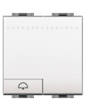 Kit Bouton-Poussoir Simple Symbole Sonnette BTicino Living Light