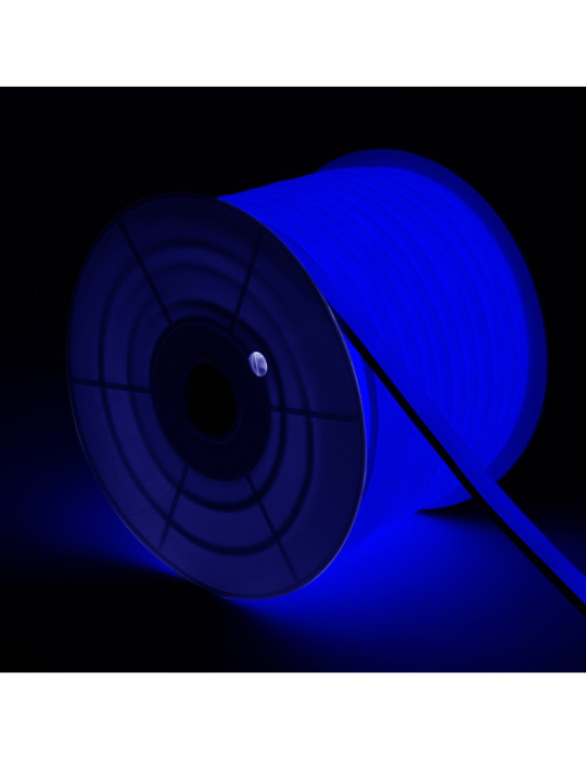 Tira Neón LED Regulable 220V AC 120 LED/m Azul IP67 a Medida Corte cada 100 cm
