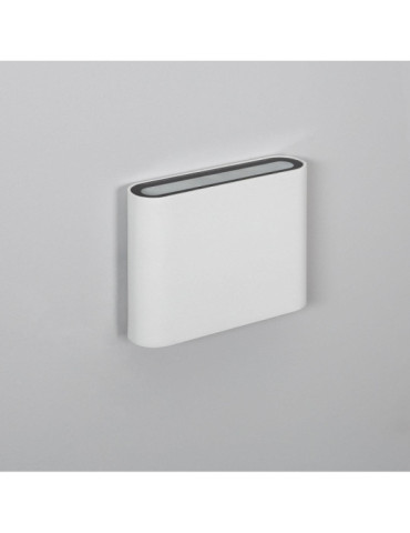 Applique Murale LED Extérieure Zeus 6W Éclairage Double Face Carrée Blanche