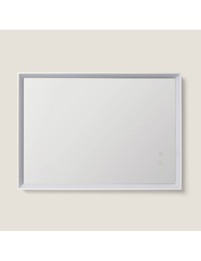 Miroir Salle de Bain avec Éclairage LED Anti-buée 80x60 cm Maia
