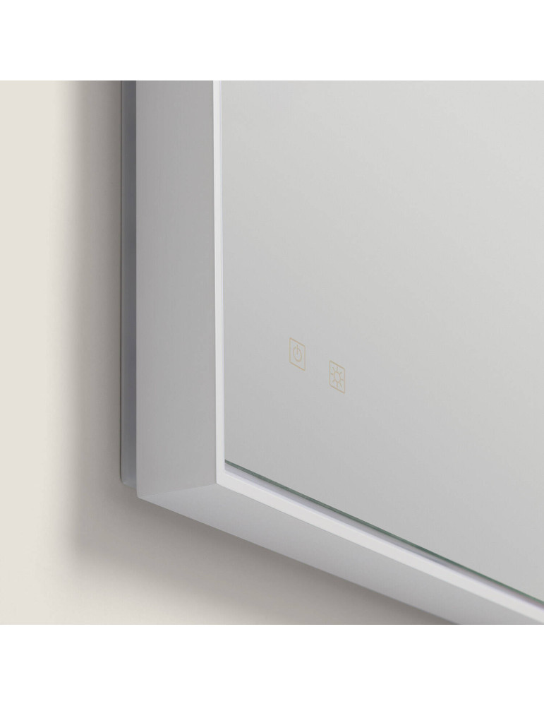 Miroir Salle de Bain avec Éclairage LED Anti-buée 80x60 cm Maia