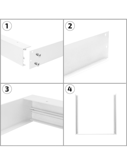 Panneau LED 60x60 cm 40W 4000lm + Kit en Saillie