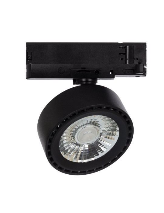 Spot LED sur Rail Triphasé 30W Onuba CCT Noir