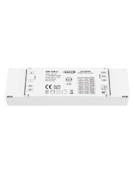 Driver Dimmable DALI 10-42V DC 100-450mA 12W