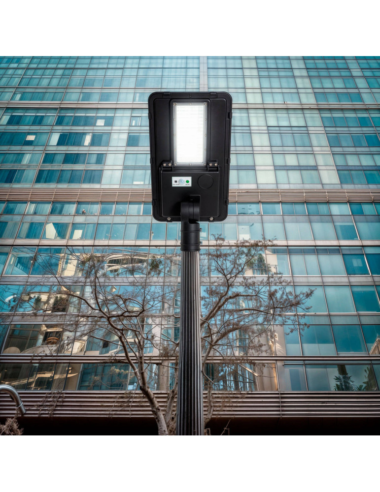 Lampadaire LED Solaire 2500 lm 125 lm/W Sinai avec detecteur de mouvement