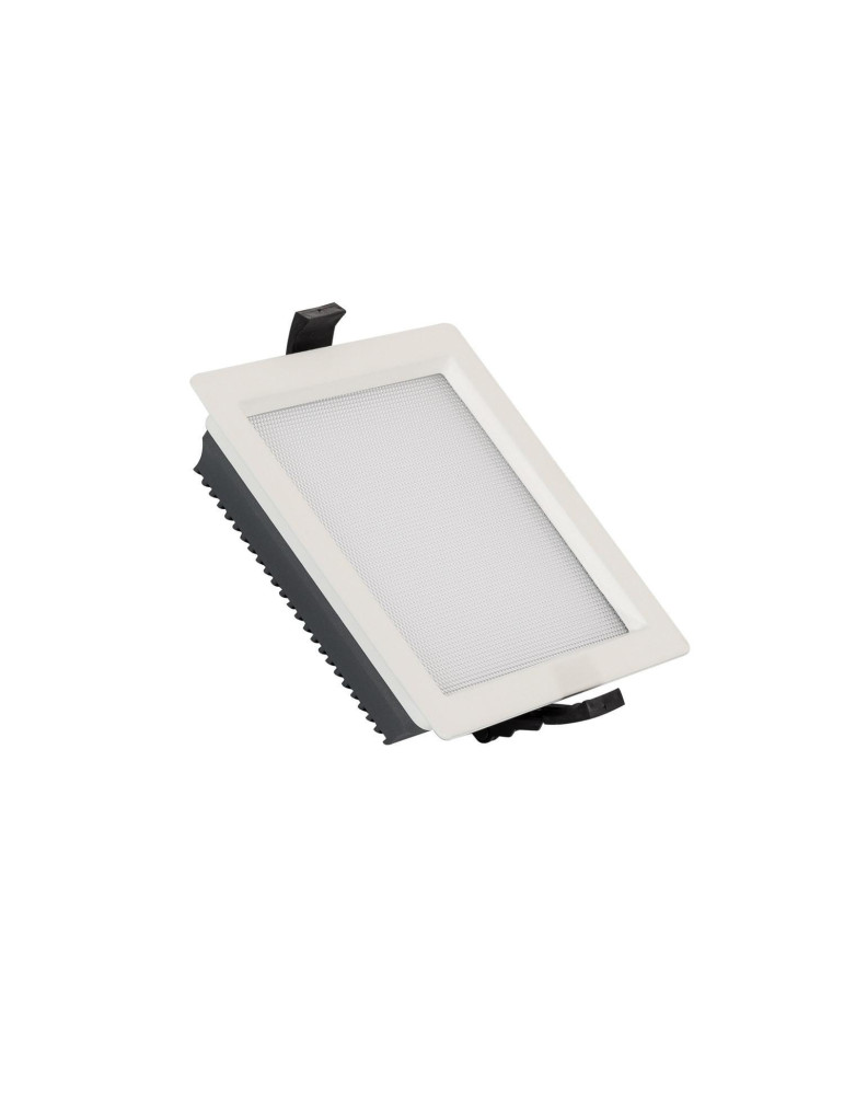 Downlight LED 15W Carré SAMSUNG Aero 130 lm/W Microprismatique LIFUD Coupe 135x135 mm