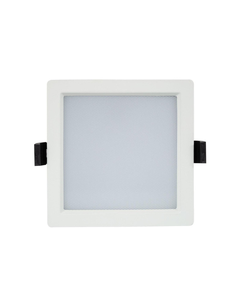 Downlight LED 15W Carré SAMSUNG Aero 130 lm/W Microprismatique LIFUD Coupe 135x135 mm