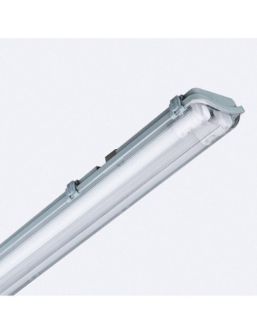 Réglette Étanche 150 cm IP65 avec deux Tubes LED Cristal 22W 140lm/W