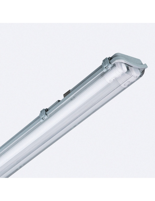 Réglette Étanche 150 cm IP65 avec deux Tubes LED Cristal 22W 140lm/W Réglette Étanche 150 cm IP65 avec deux Tubes LED Cristal 22W 140lm/W