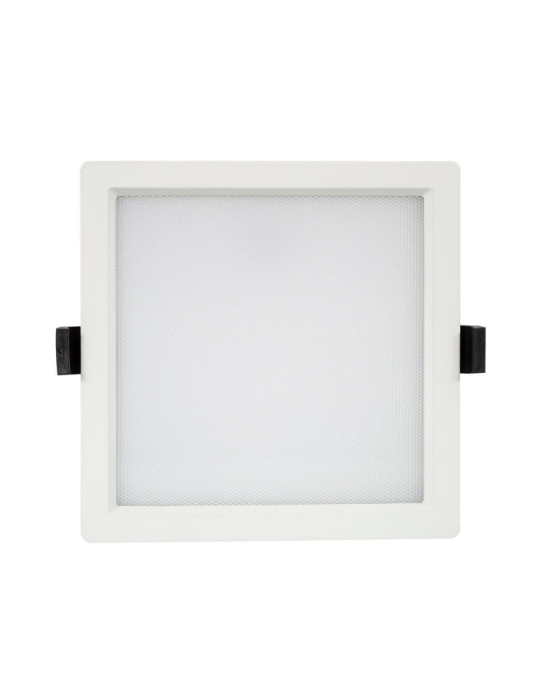 Downlight LED 25W Carré SAMSUNG Aero 130 lm/W Microprismatique LIFUD Coupe 165x165 mm