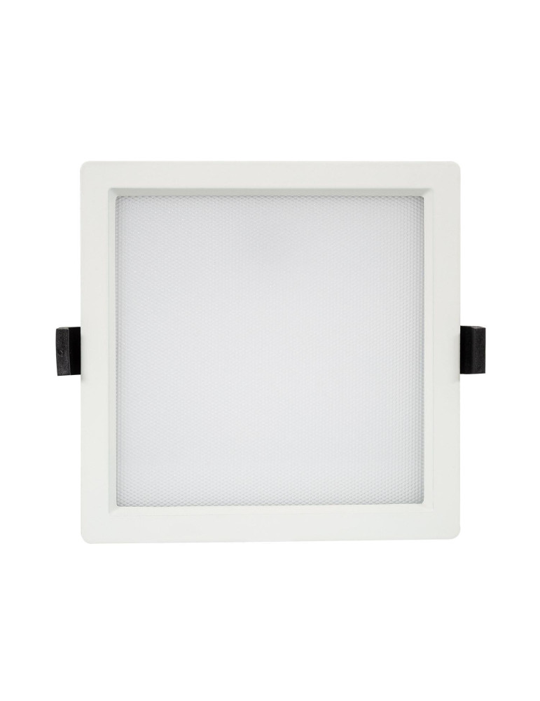 Downlight LED 25W Carré SAMSUNG Aero 130 lm/W Microprismatique LIFUD Coupe 165x165 mm