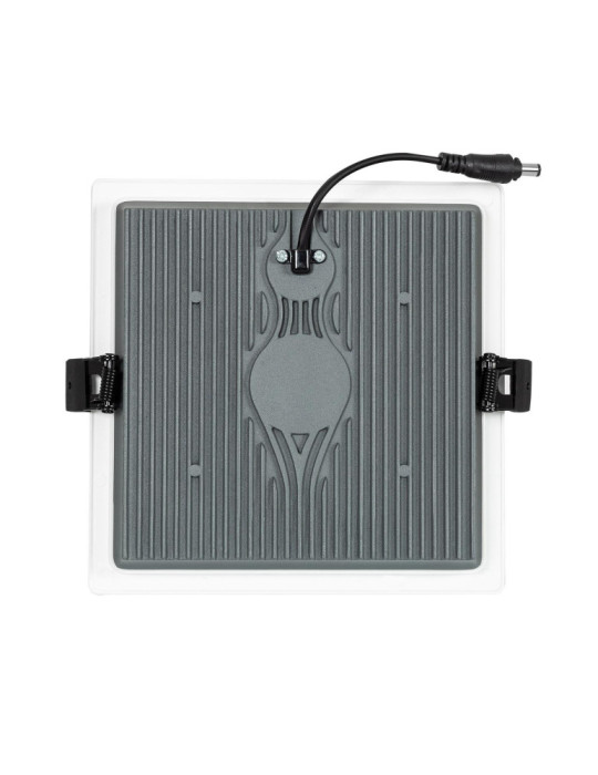 Downlight LED 25W Carré SAMSUNG Aero 130 lm/W Microprismatique LIFUD Coupe 165x165 mm