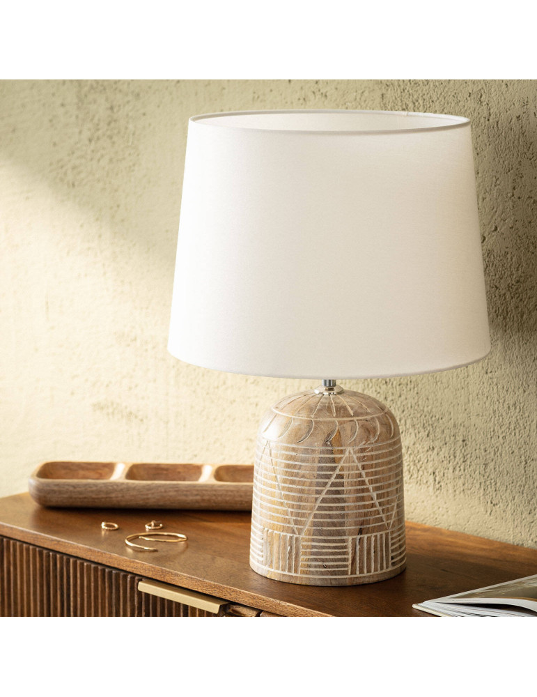 Lampe à Poser en bois Koson ILUZZIA
