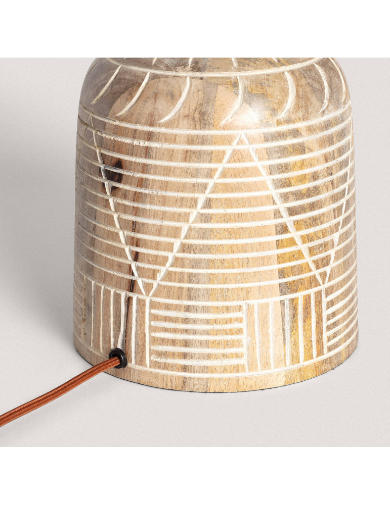 Lampe à Poser en bois Koson ILUZZIA