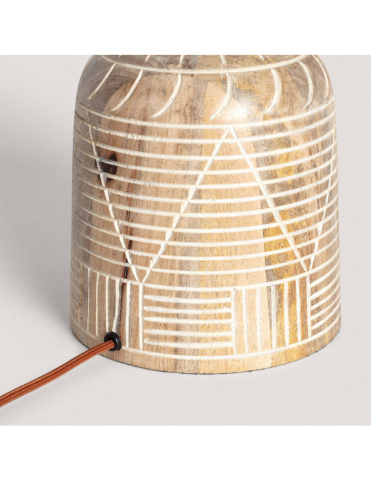 Lampe à Poser en bois Koson ILUZZIA