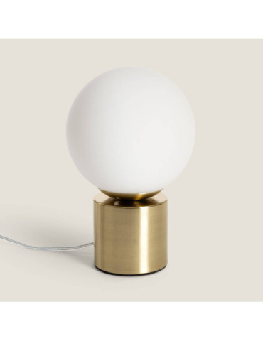 Lampe à Poser Métal et Verre Atenas