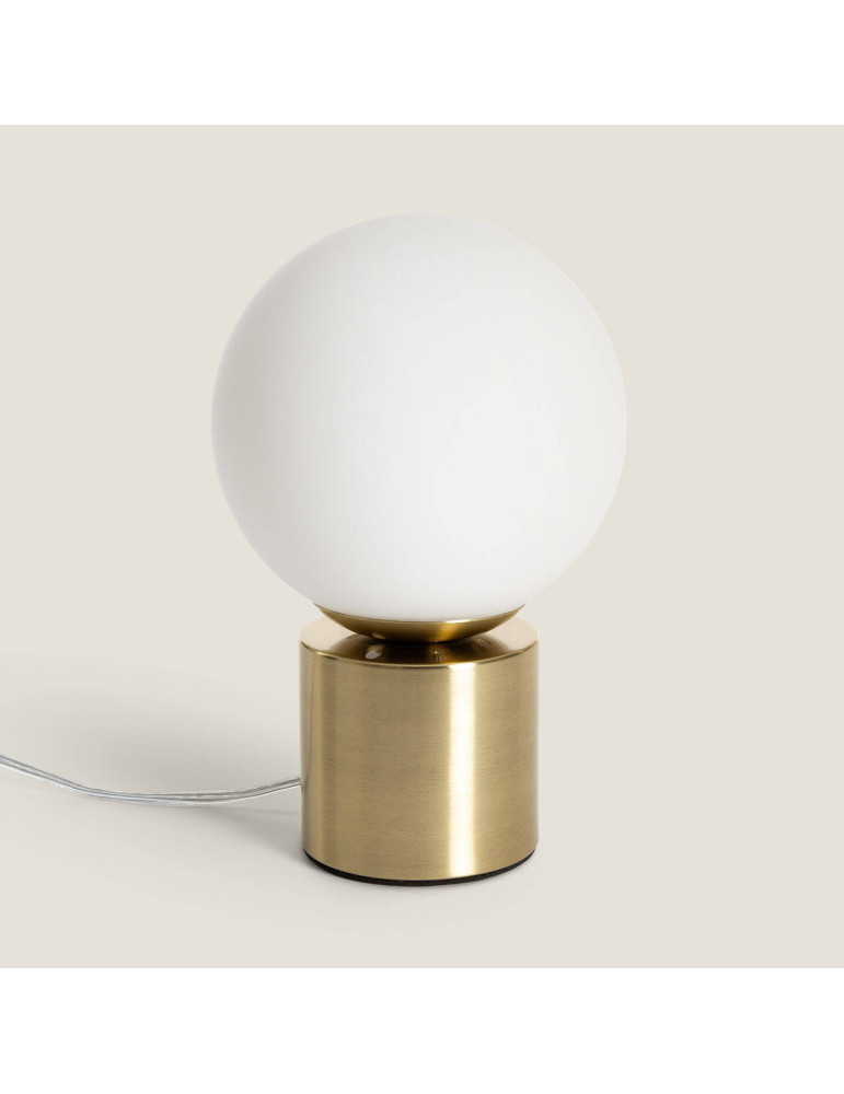 Lampe à Poser Métal et Verre Atenas Lampe à Poser Métal et Verre Atenas