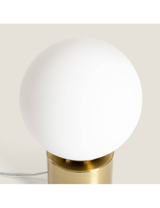 Lampe à Poser Métal et Verre Atenas