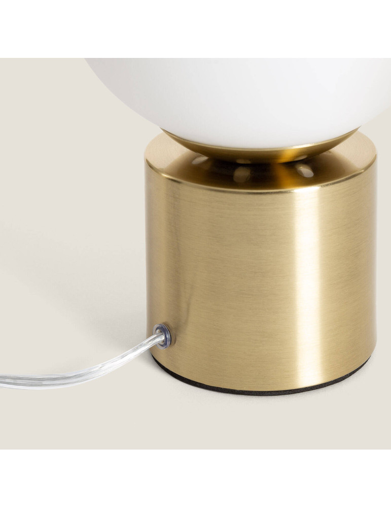 Lampe à Poser Métal et Verre Atenas