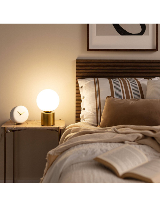 Lampe à Poser Métal et Verre Atenas