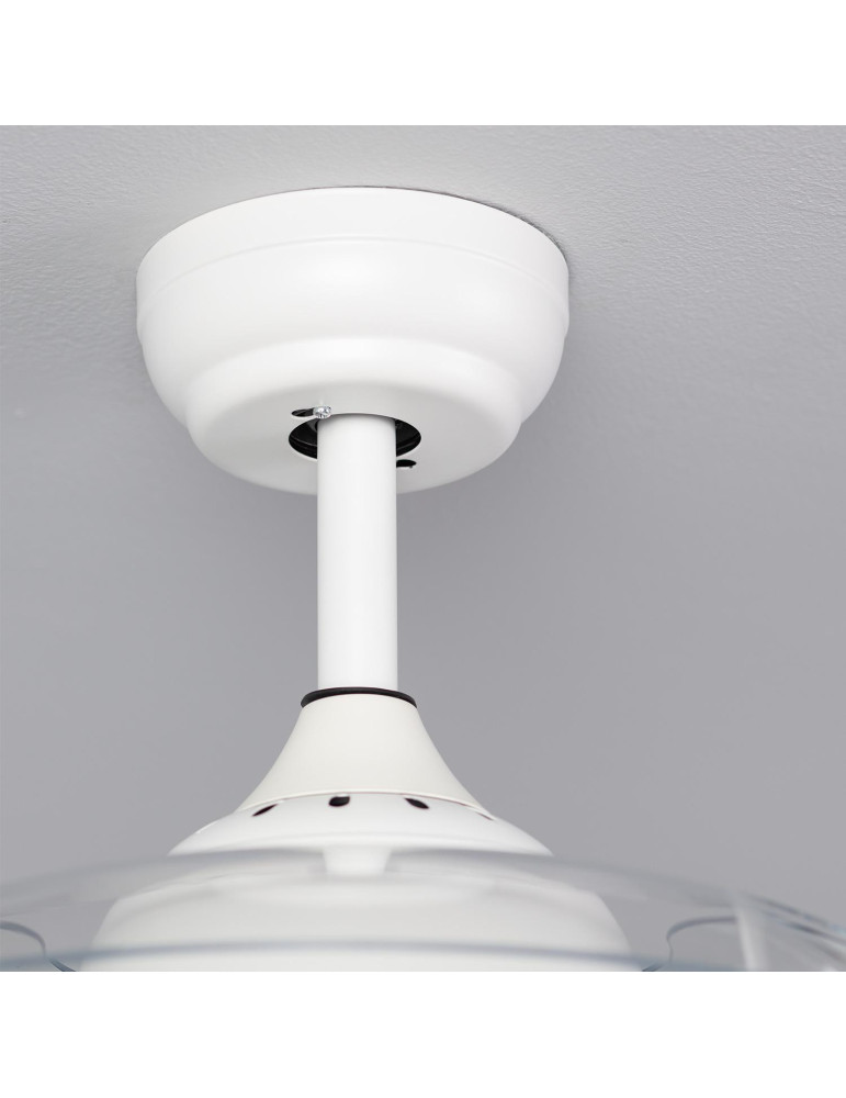 Ventilateur de Plafond Silencieux Caicos Blanc 106cm Moteur DC