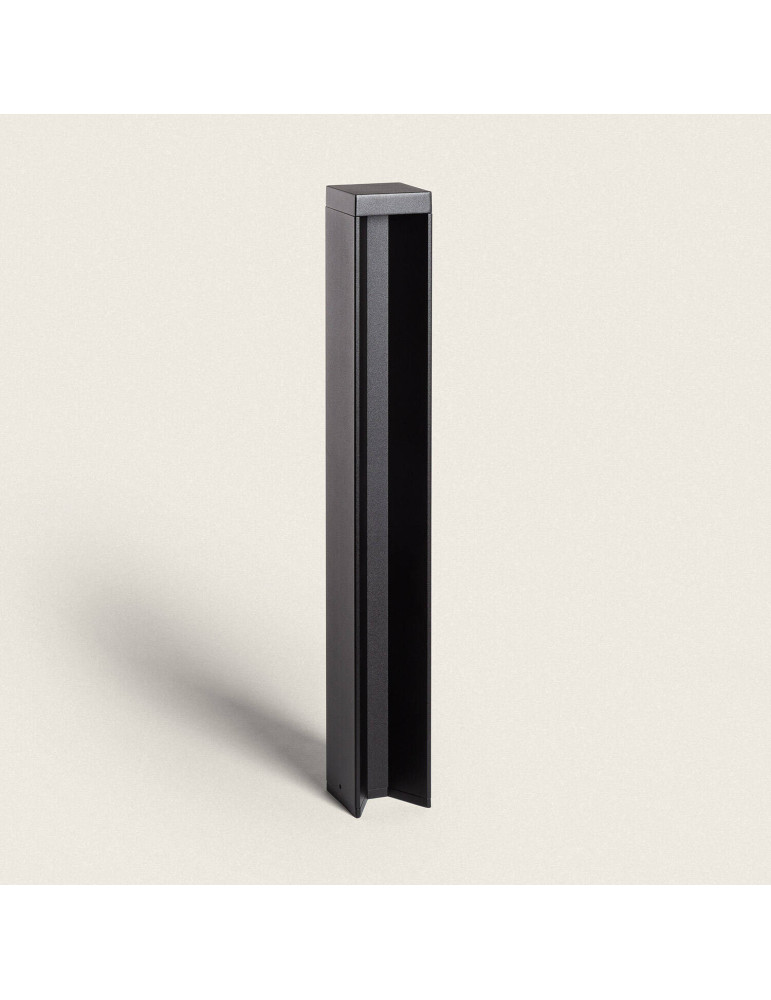 Balise Extérieure LED 65cm 8W Aluminium Mikael Noire Balise Extérieure LED 65cm 8W Aluminium Mikael Noire