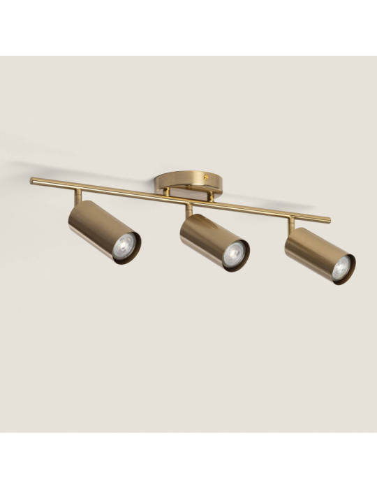Plafonnier Métal Dariel 3 Spots