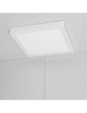 Plafonnier LED Carré 24W Extra-Plat CCT Sélectionnable 280x280 mm
