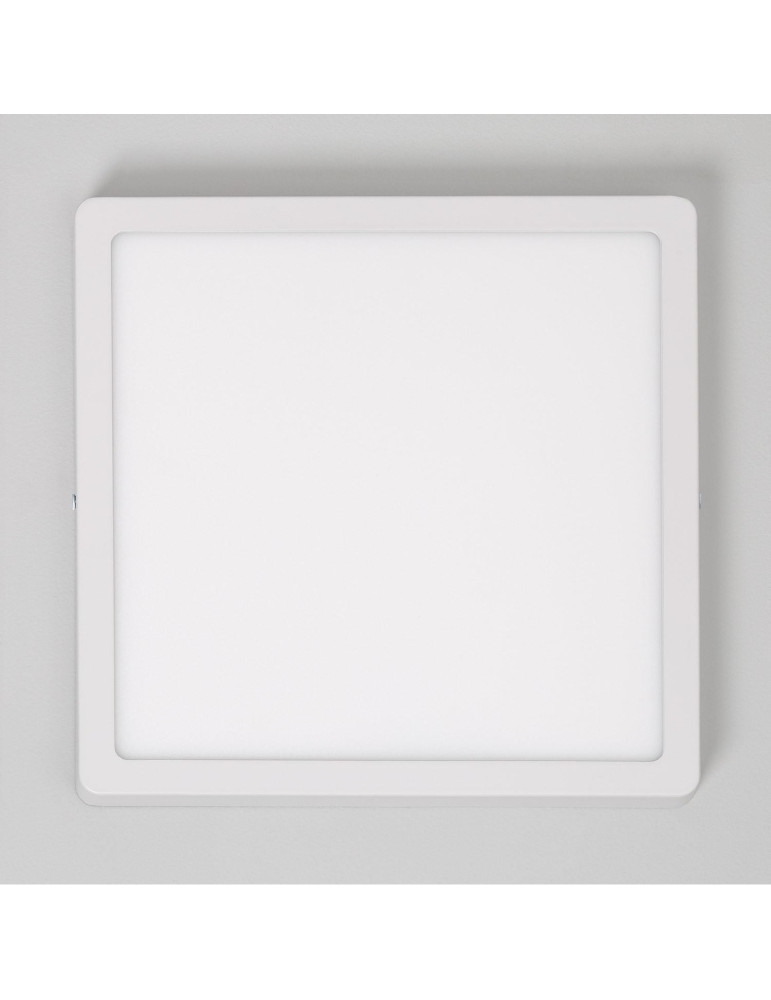 Plafonnier LED Carré 24W Extra-Plat CCT Sélectionnable 280x280 mm