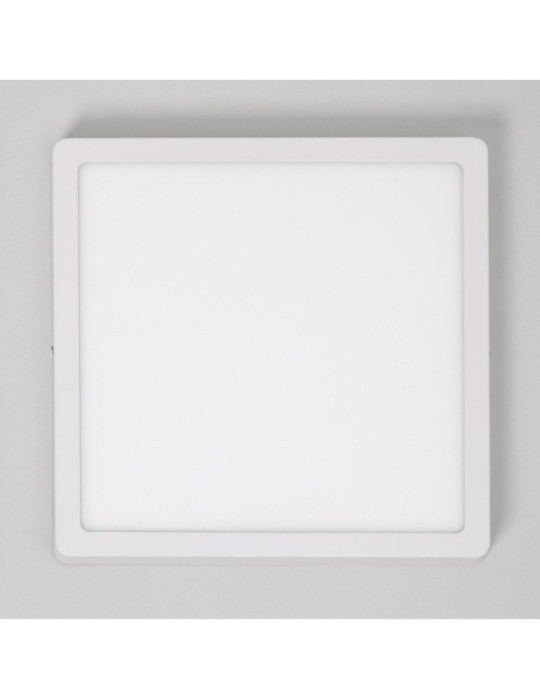 Plafonnier LED Carré 24W Extra-Plat CCT Sélectionnable 280x280 mm