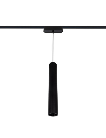 Spot LED Suspendu sur Rail Magnétique 25mm Extra-Plat 15W 48V Quartz Noir