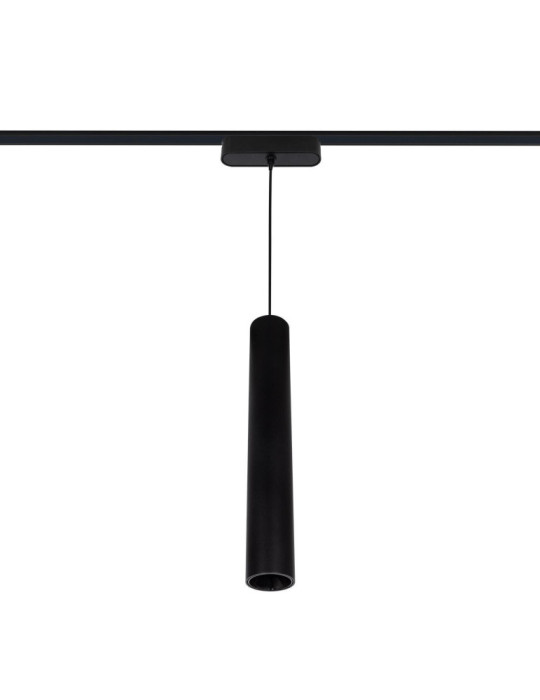 Spot LED Suspendu sur Rail Magnétique 25mm Extra-Plat 15W 48V Quartz Noir Spot LED Suspendu sur Rail Magnétique 25mm Extra-Plat 15W 48V Quartz Noir