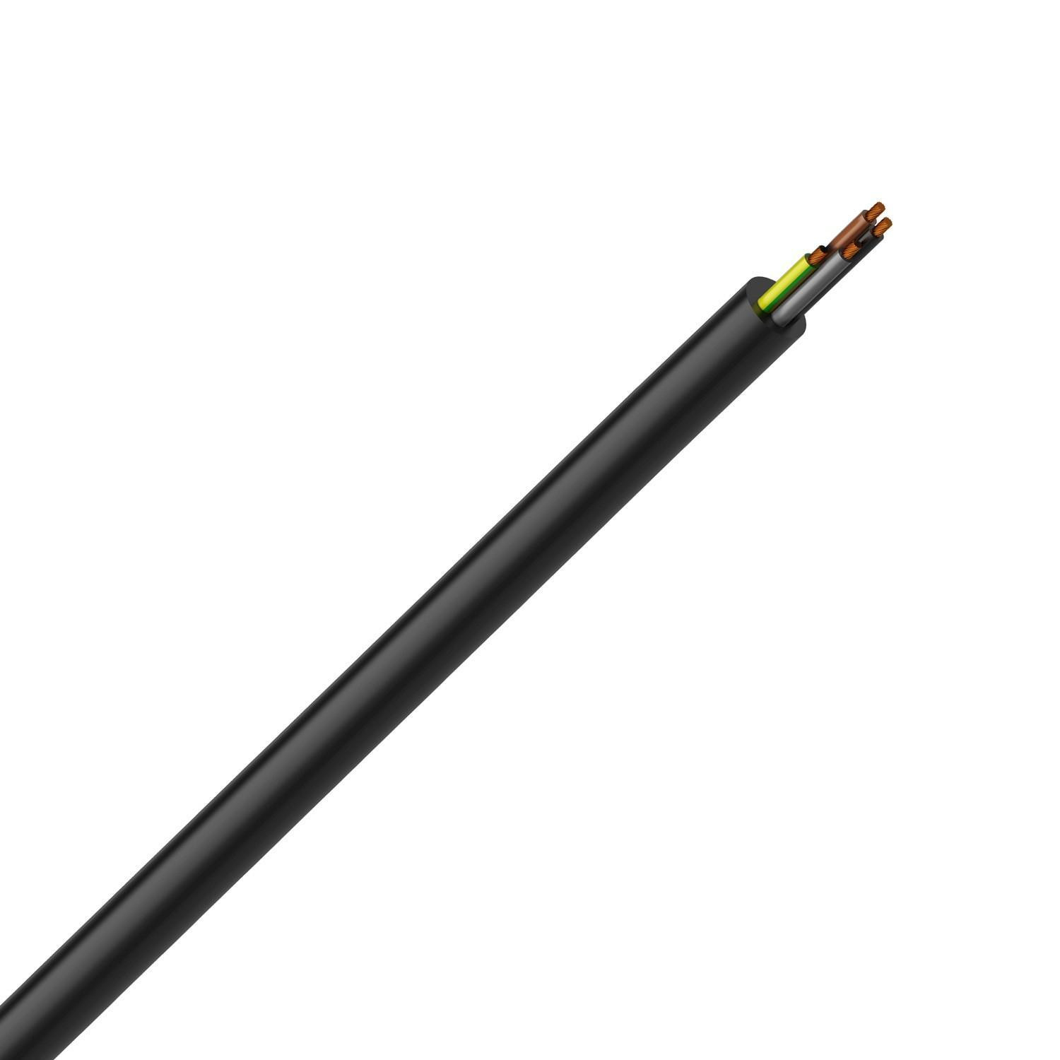 Gaine Câblée Flexible Extérieure 4 x 1.5mm² XTREM H07RN-F Noir