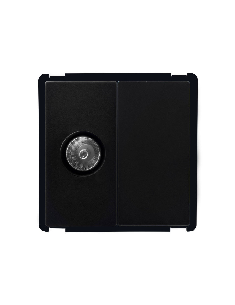 Prise TV + Obturateur Modern