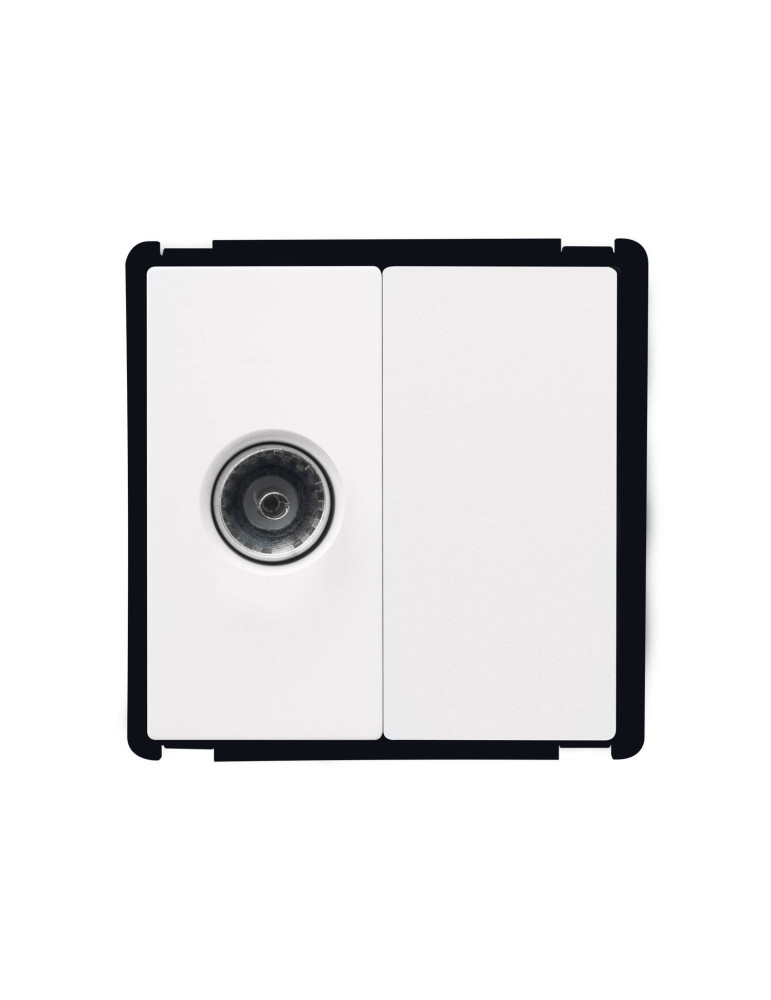 Prise TV + Obturateur Modern