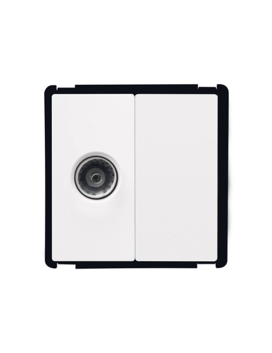 Prise TV + Obturateur Modern